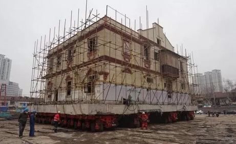 平移動(dòng)老建筑，傾角傳感器起到關(guān)鍵作用